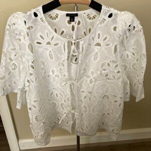 ANN TAYLOR  BRIGHT WHITE  SPRING SUMMER WEAR XL